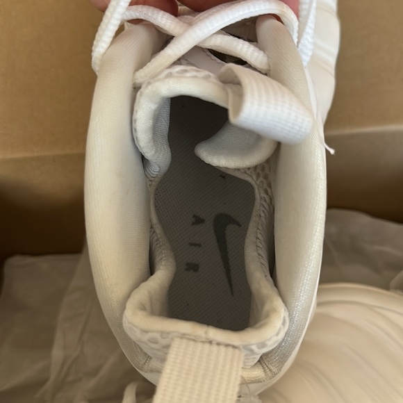 Size 10 Nike Air Foamposites One White Out - Original box